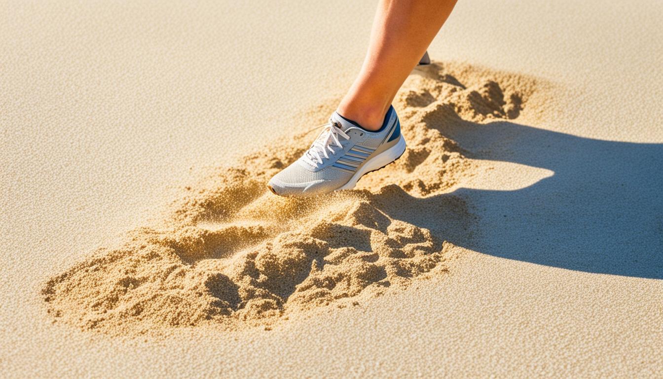 walking on hot sand conduction